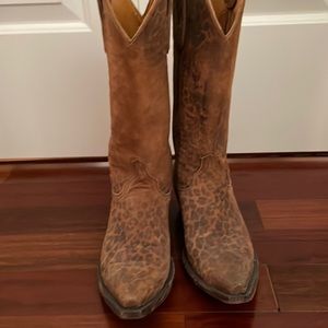 Old Gringo Leopard Cowboy Boots Size 7.5